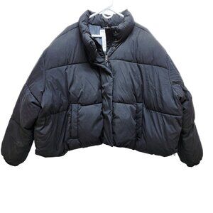Black Puffer Jacket Size 5X Plus Size Womens Outerwear Warm Cozy Winter Coat